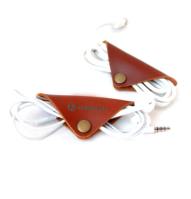 Custom Leather Cable Strap