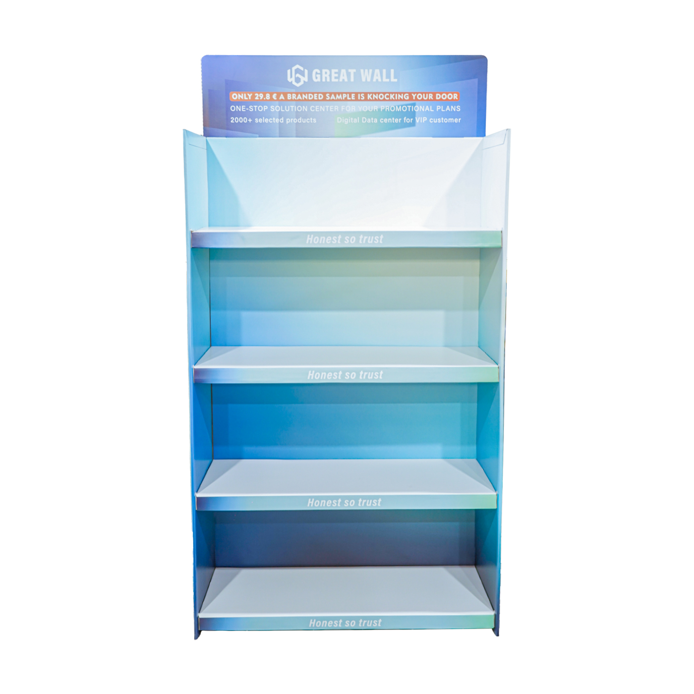 4 Tier Cardboard Display Stand