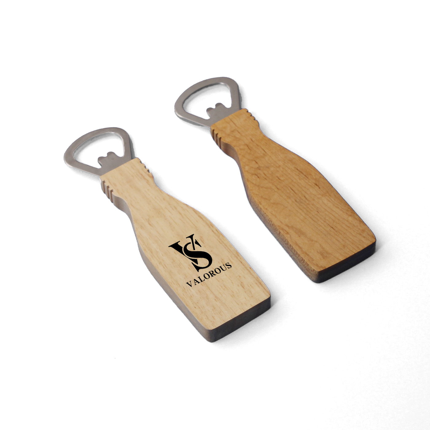 Custom Wooden Handle Bottle Opener
