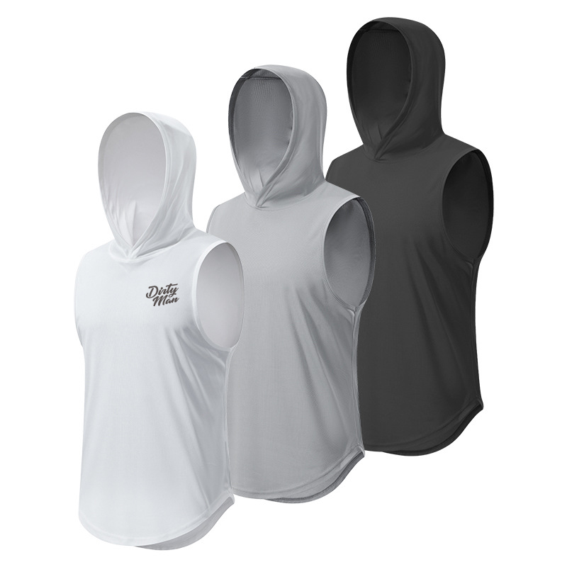 Men's Hooded Gym Tank Top