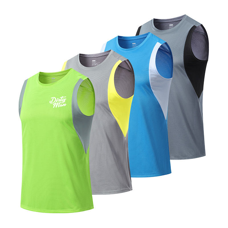 Mens Running Sport Sleeveless Shirts