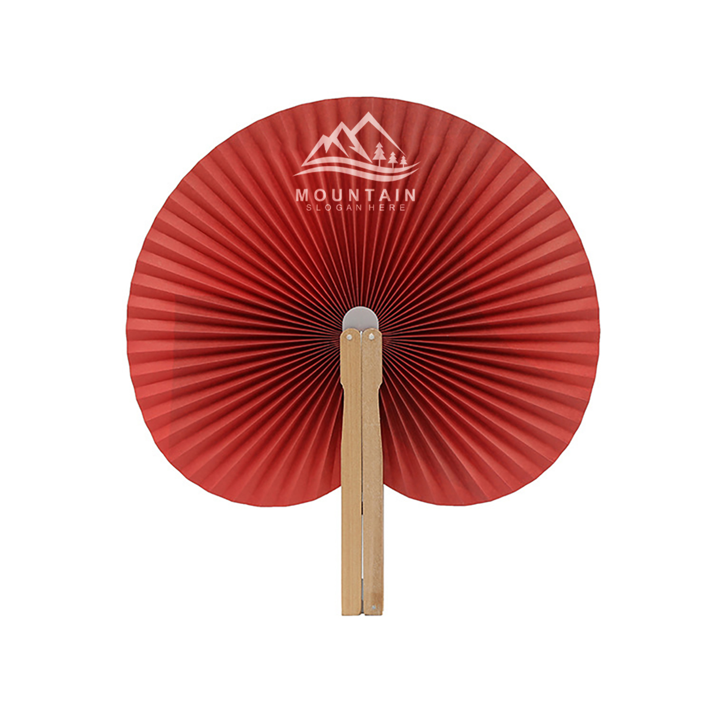 Round Decorative Foldable Paper Fan