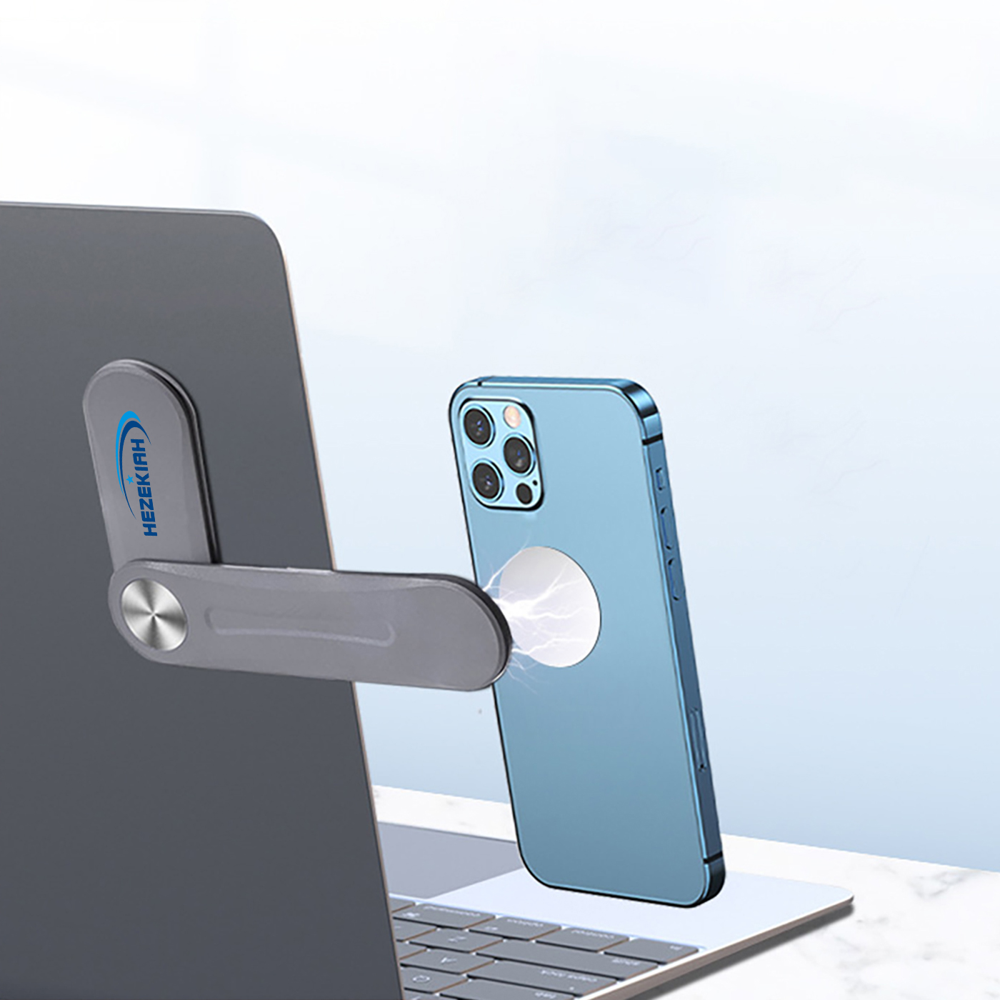 Laptop Side Mount Phone Holder