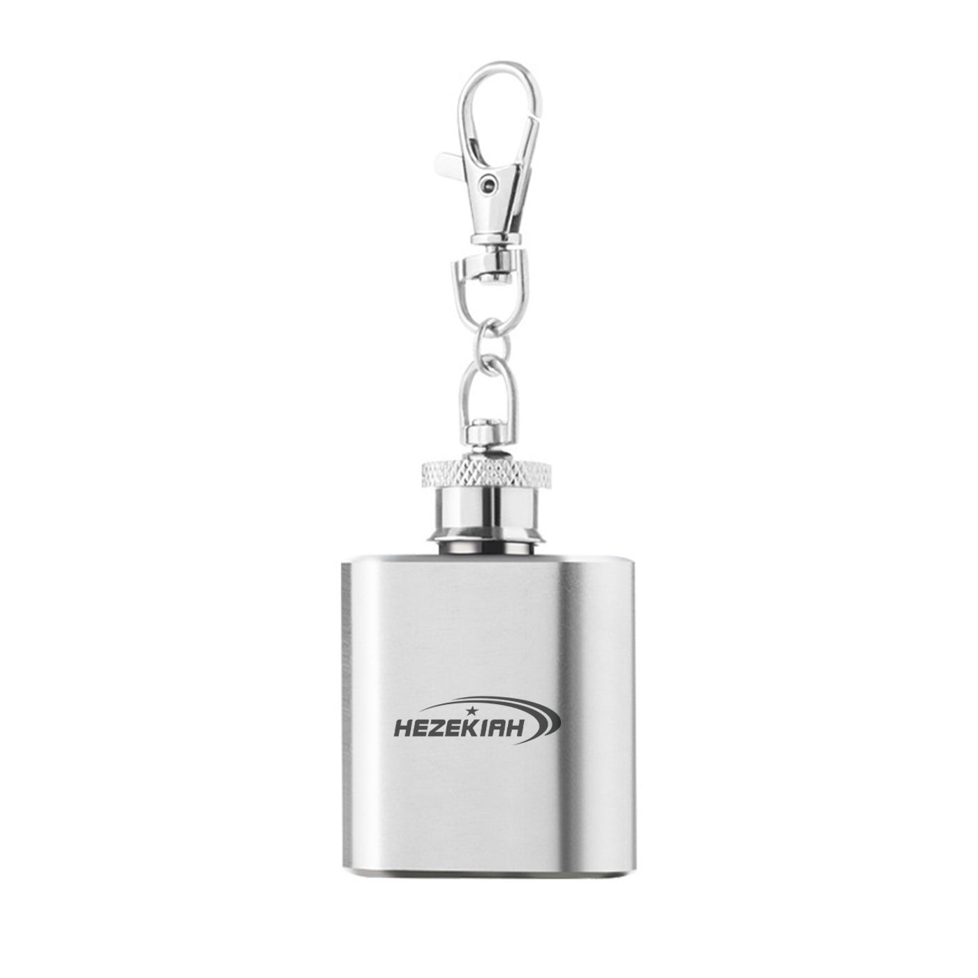 30ml Stainless Steel Flask Keychain