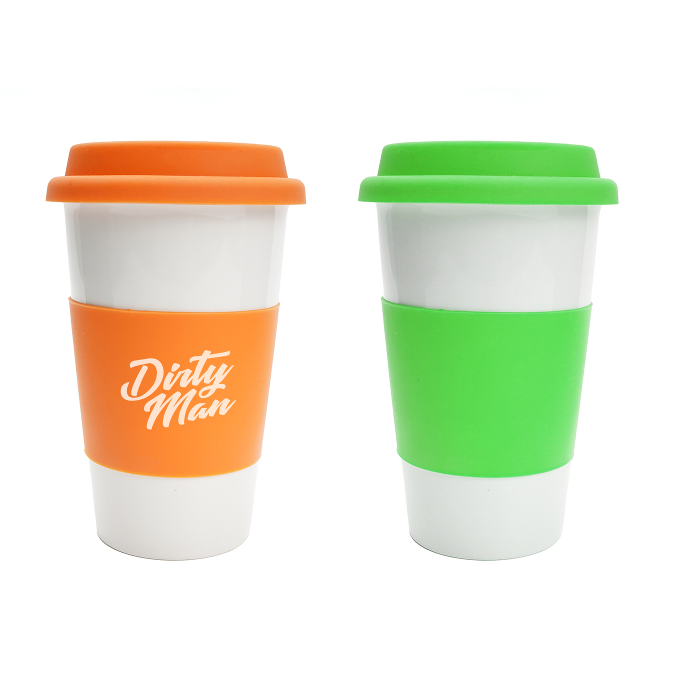 Ceramic Travel Mug With Silicone Lid