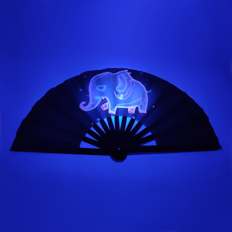 Custom Fluorescent Hand Fan