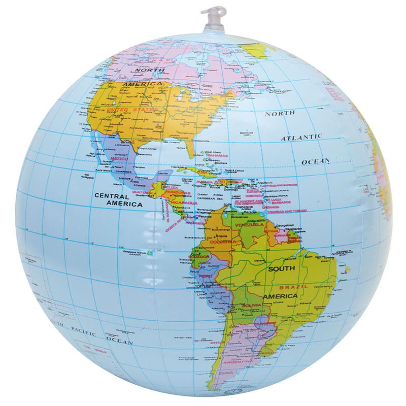 Inflatable World Globe Beach Ball