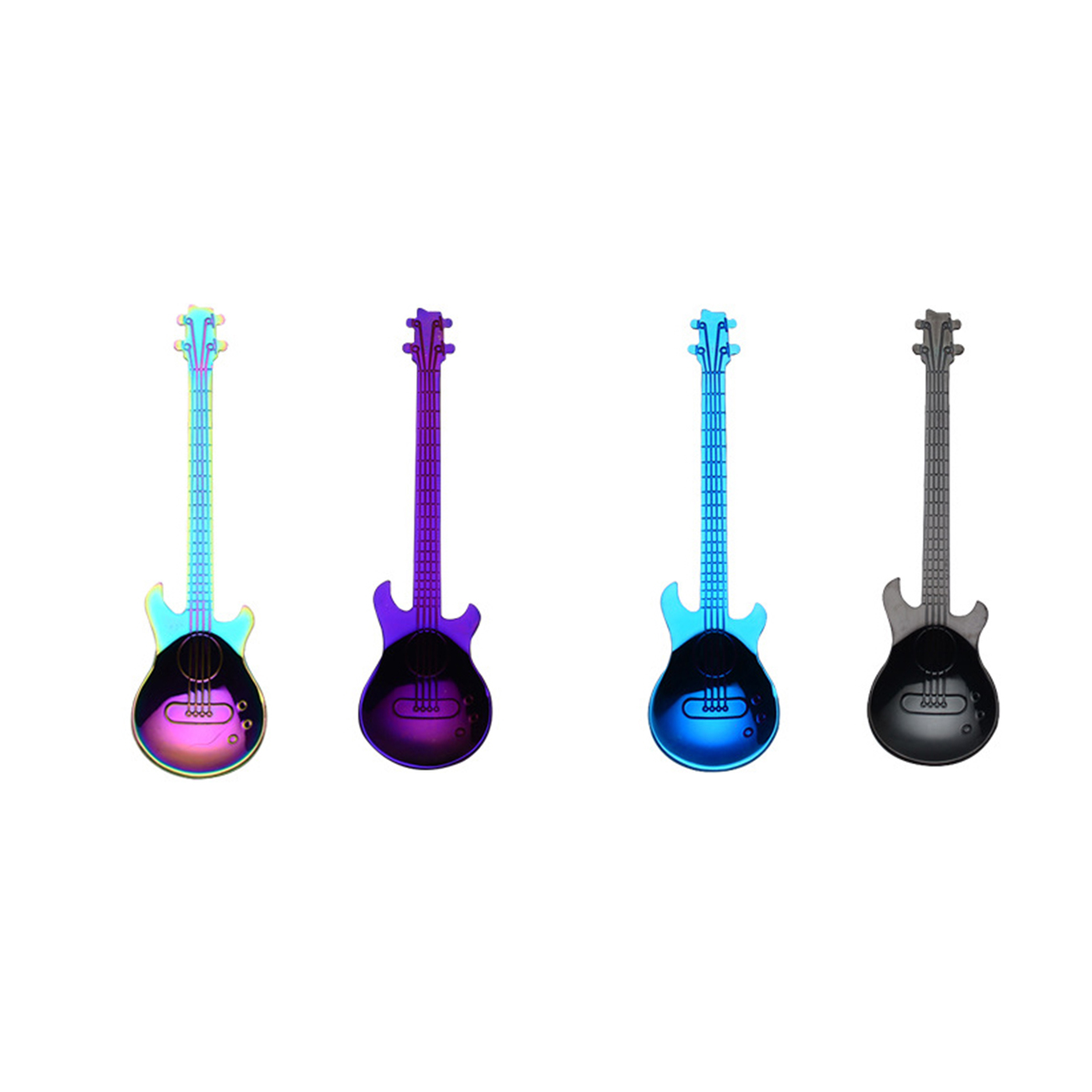 Guitar Coffee Tea Spoons