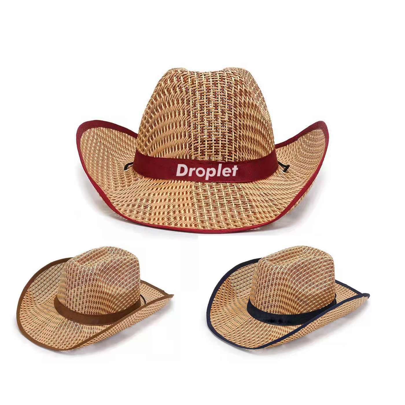 Adult Sun Straw Cowboy Hat