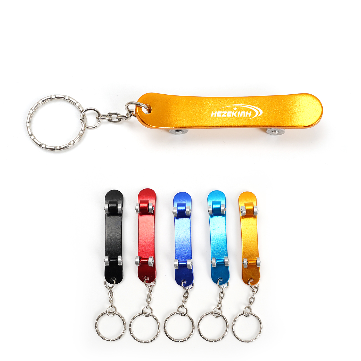 Promotional Skateboard Keychain Bottle Opener