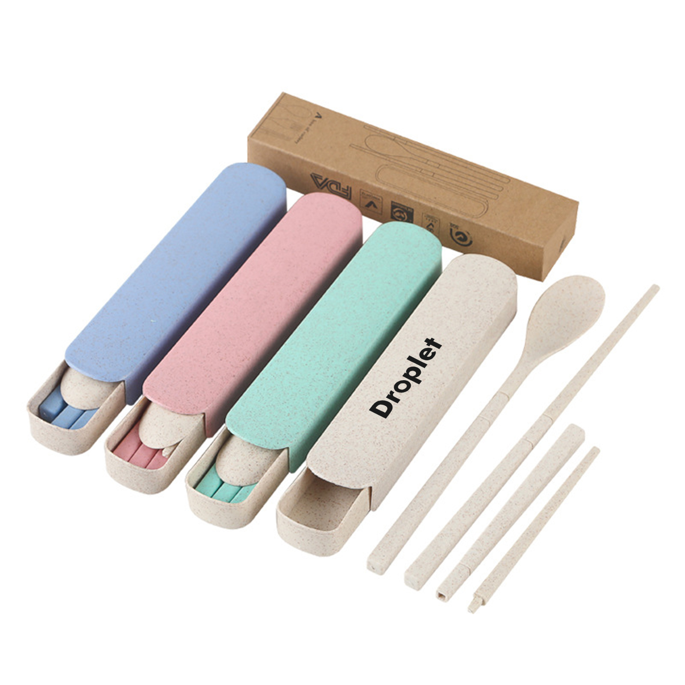 Reusable Travel Utensils With Case