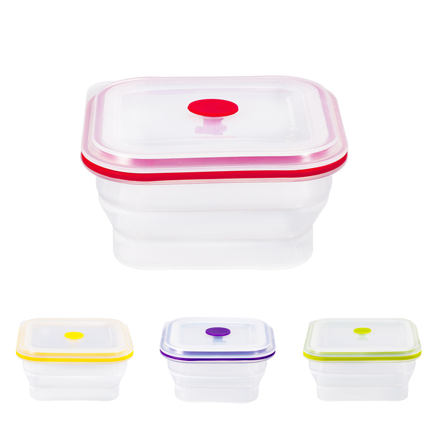 Silicone Collapsible Lunch Box 