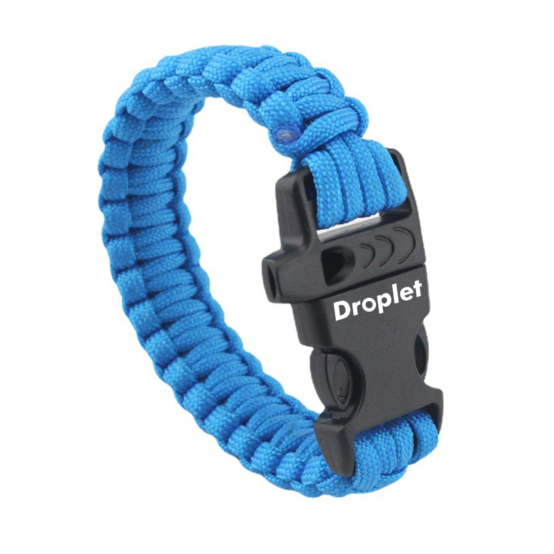 Paracord Bracelet With Whistle