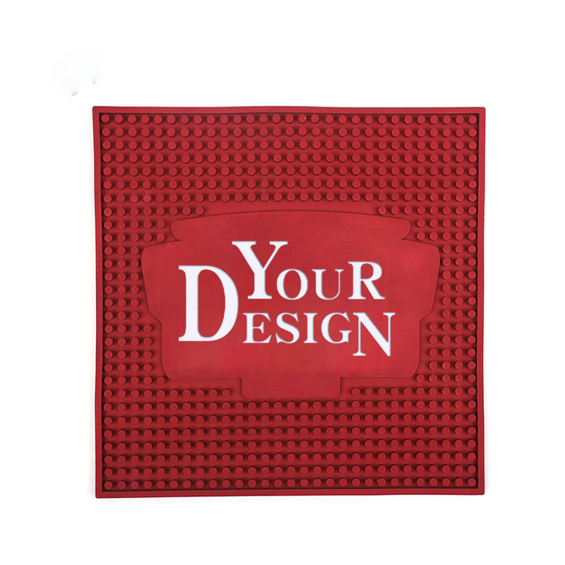 Custom Logo Soft PVC Rubber Bar Mat 