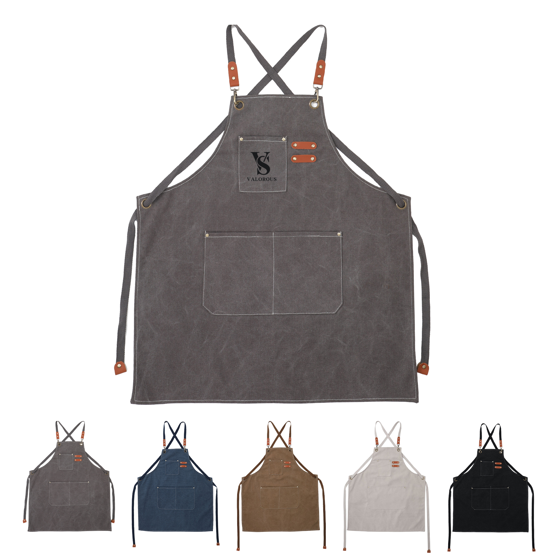 Custom Work Apron With Pockets