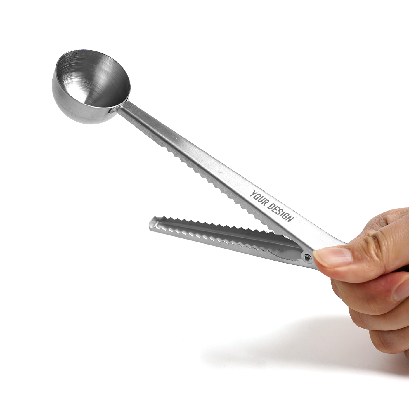 Custom Coffee Scoop Clip