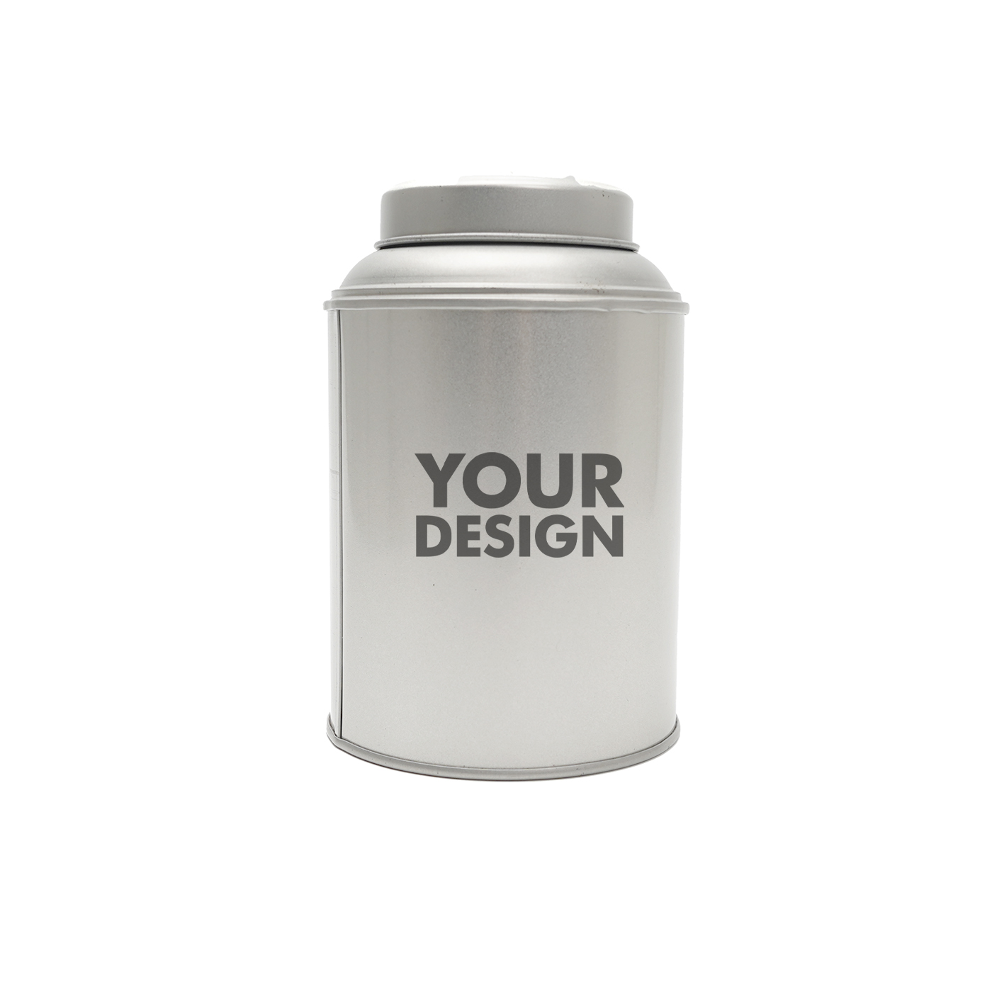 Branded Tin Tea Canister