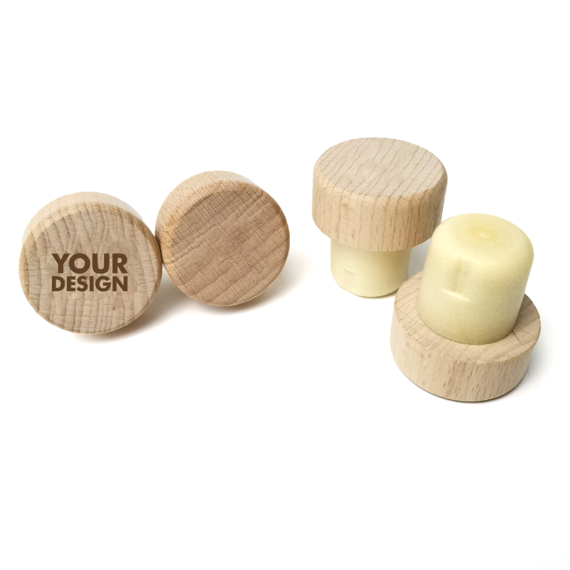 Wooden Liquor Bottle Stopper