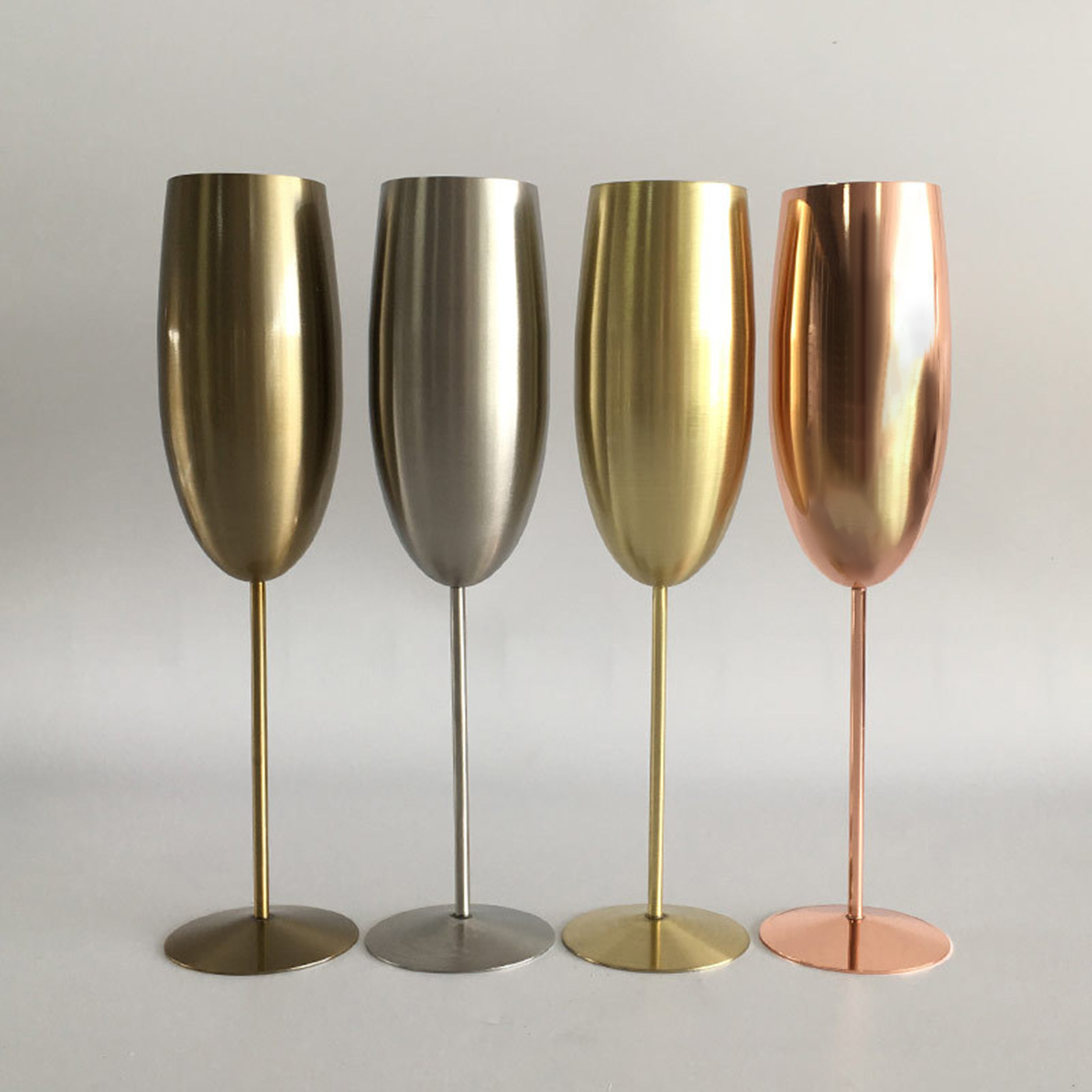 Custom 200ml Metal Champagne Glass