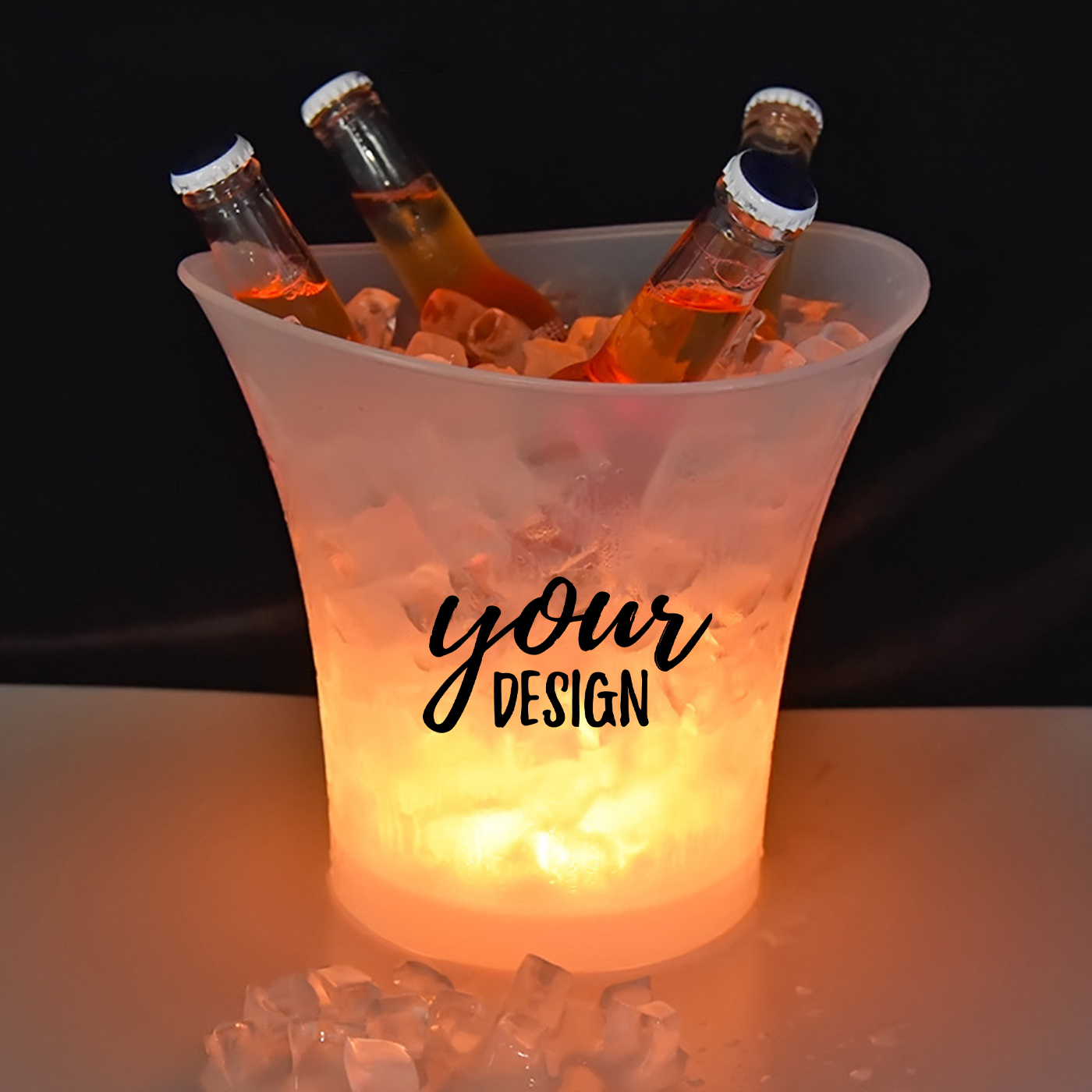 Clear LED Ice Bucket