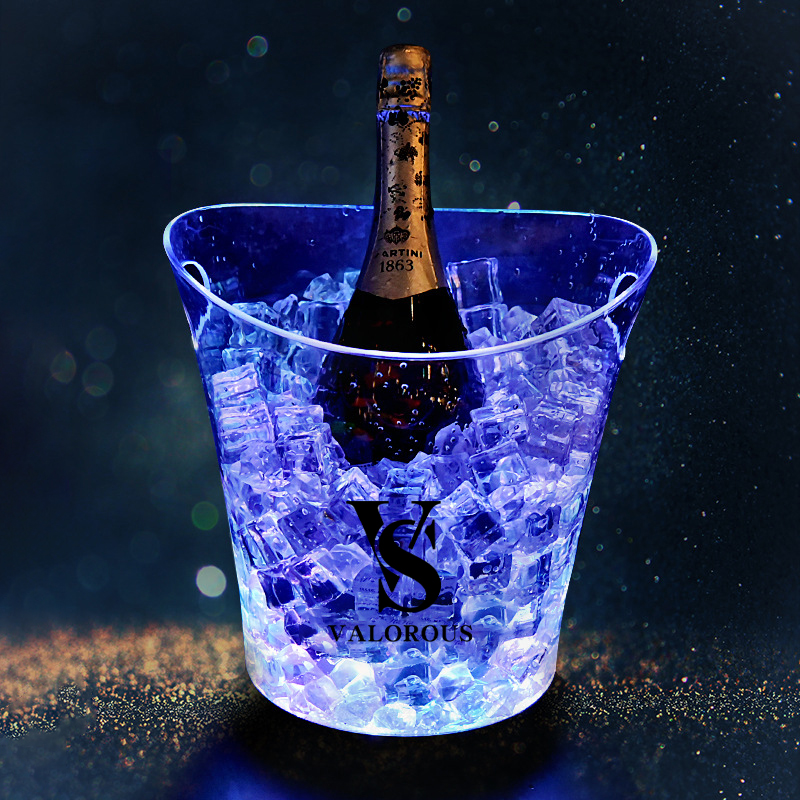 Large Capacity Lighted Ice Bucket