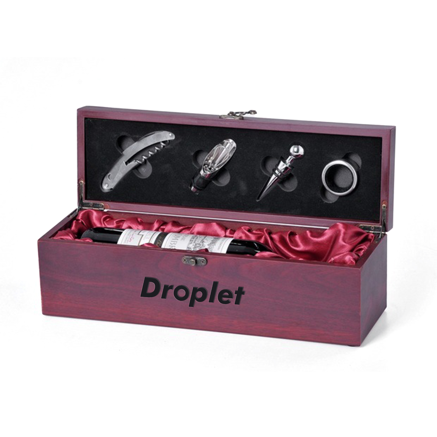 Wine Gift Box With 4 Wine Accessories Set