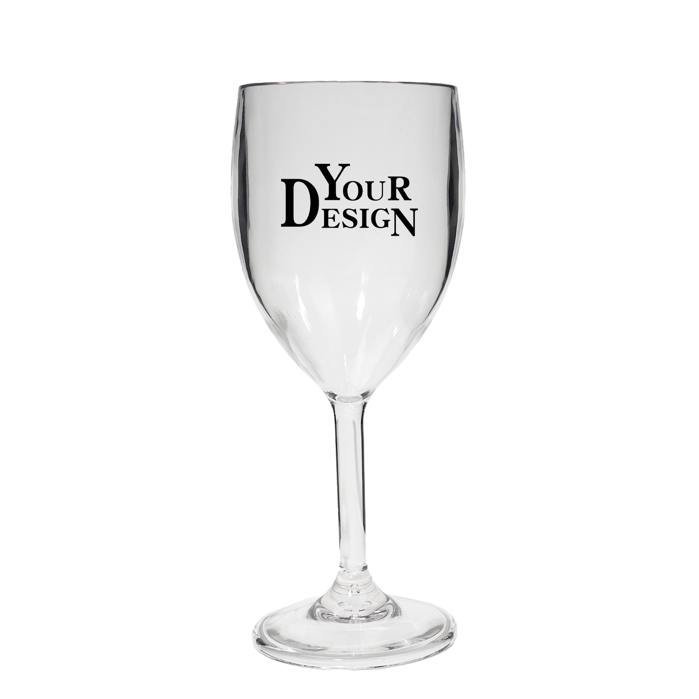 Promotional 10 oz. PC Plastic Wine Glass