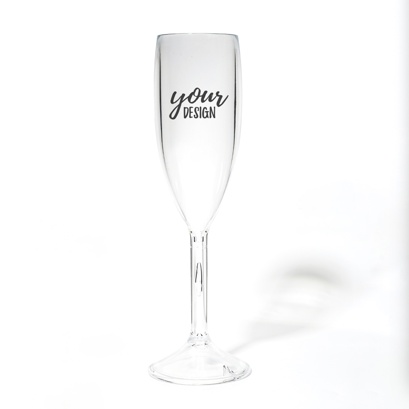 Promotional 6 oz PC Plastic Champagne Glass