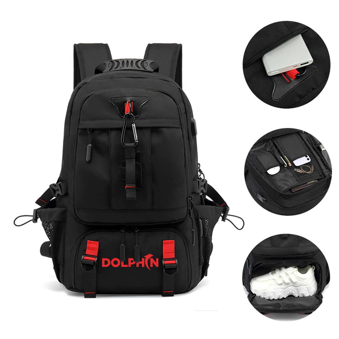 Backpack With USB Charging Port