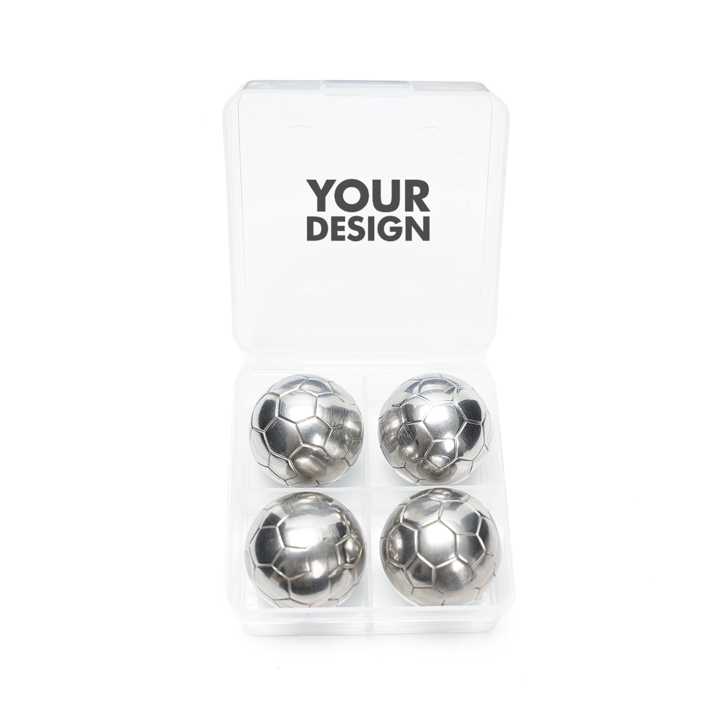 Stainless Steel Football Ice Cubes