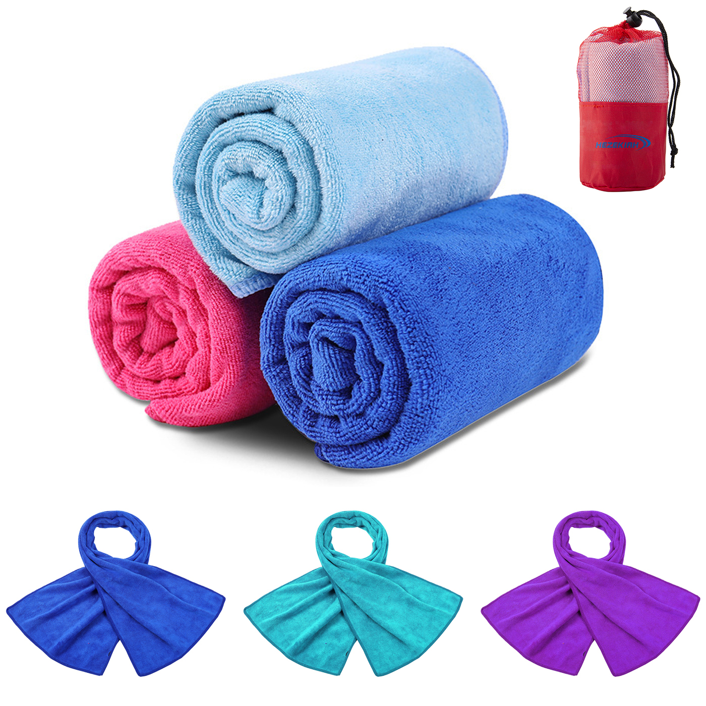 Quick Dry Towel With Carry Bag