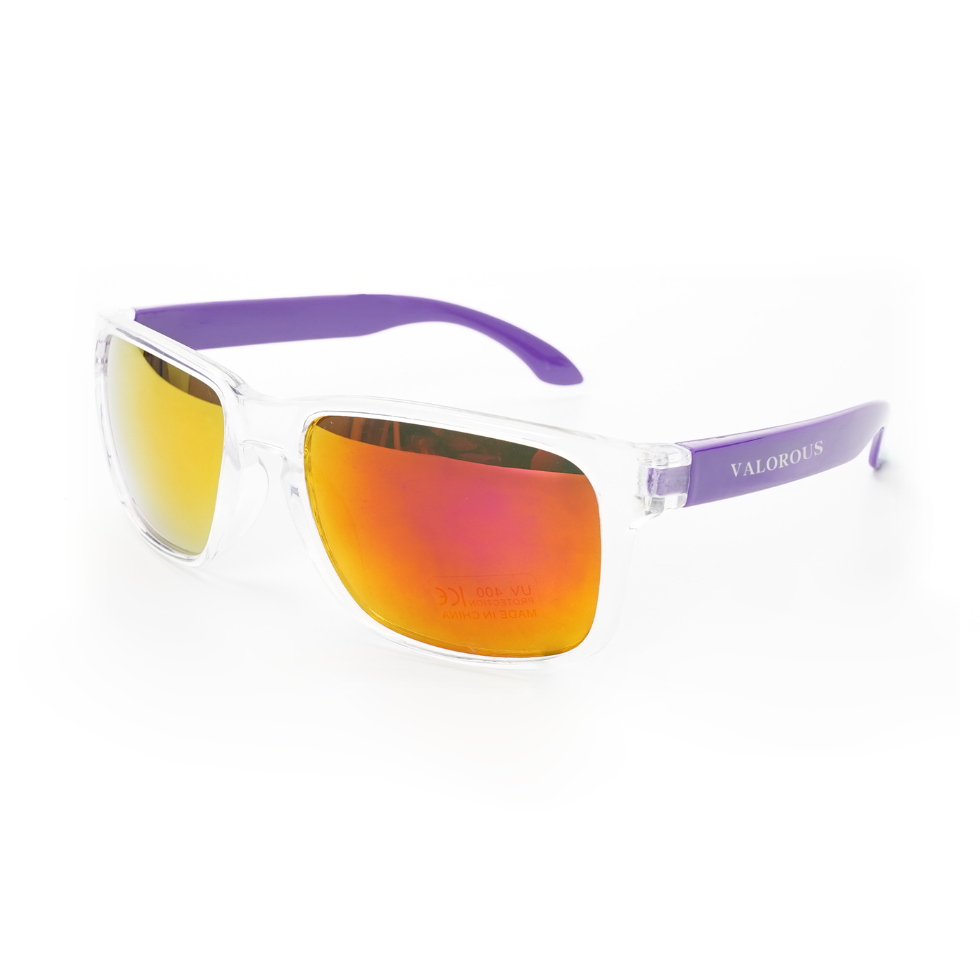 Custom Crystalline Mirrored Malibu Sunglasses