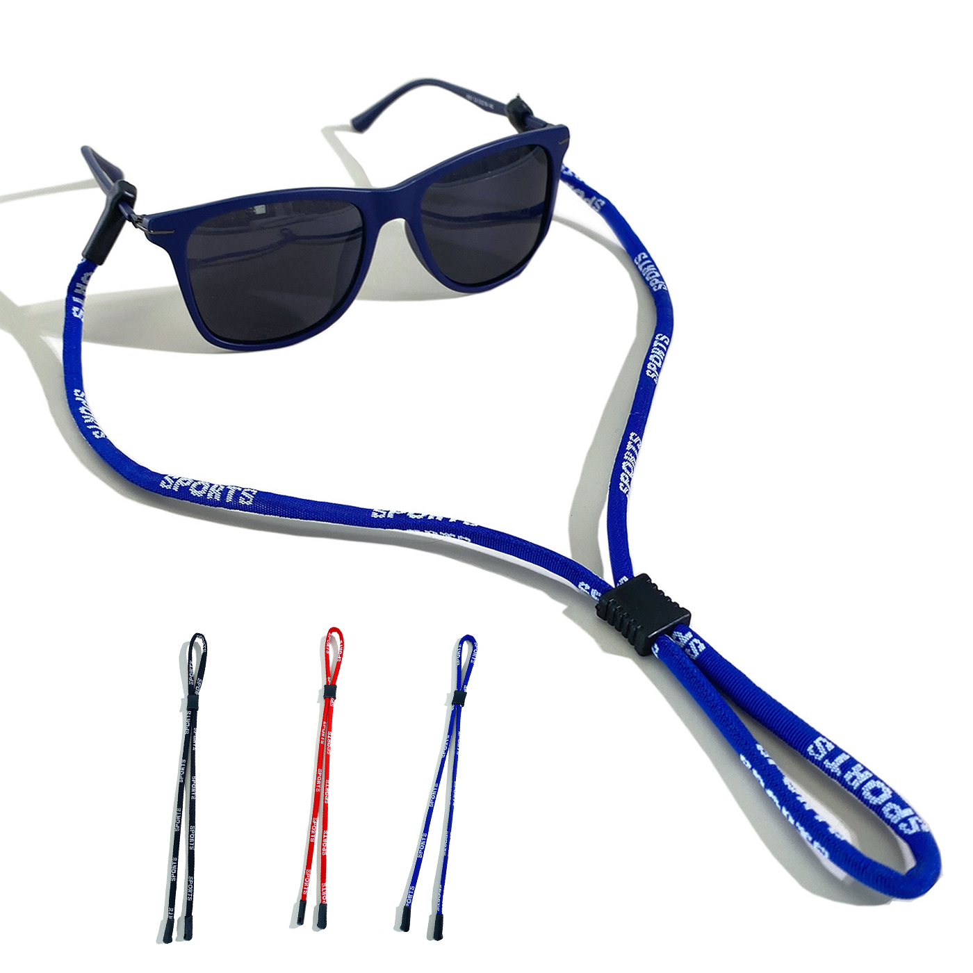 Customizable Adjustable Eyewear Retainer Strap
