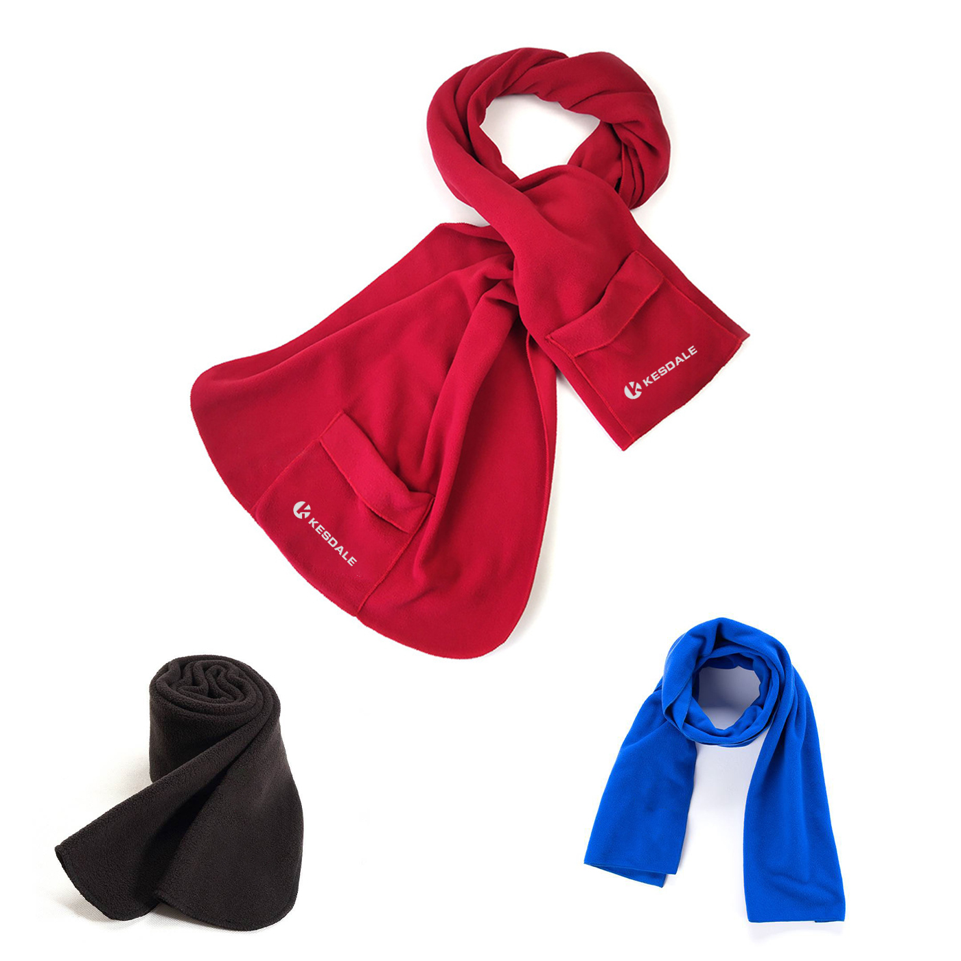 Long Fleece Scarf For Winte