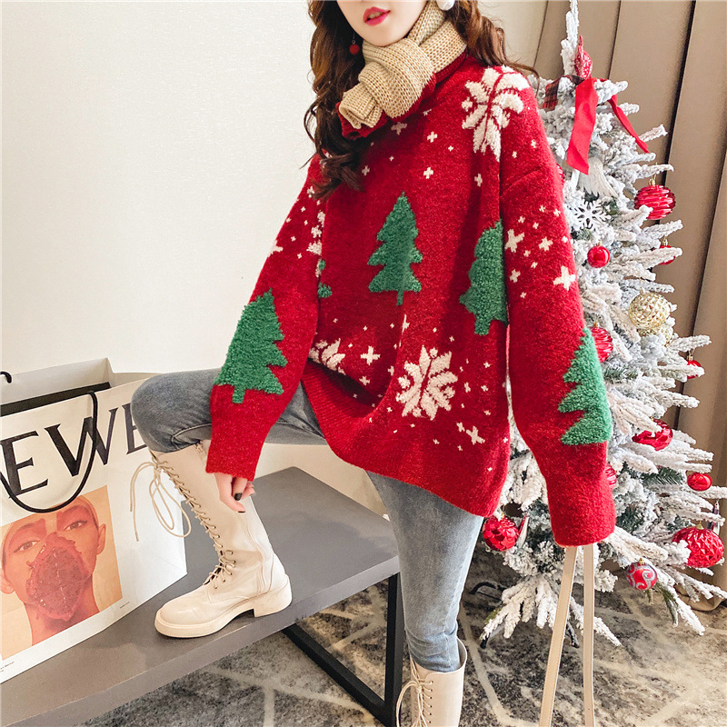 Christmas Women Loose Christmas Sweater