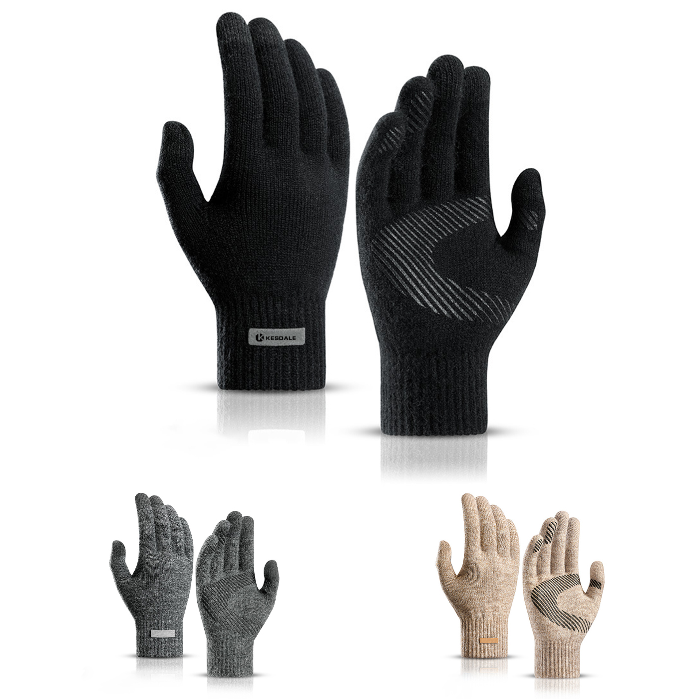 Touch Screen Knit Gloves