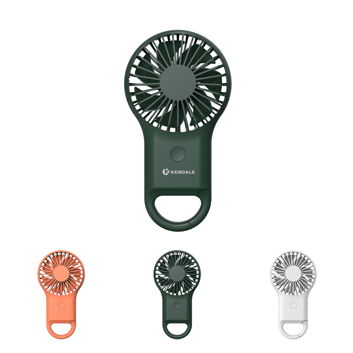 Handheld Fan With Carabiner