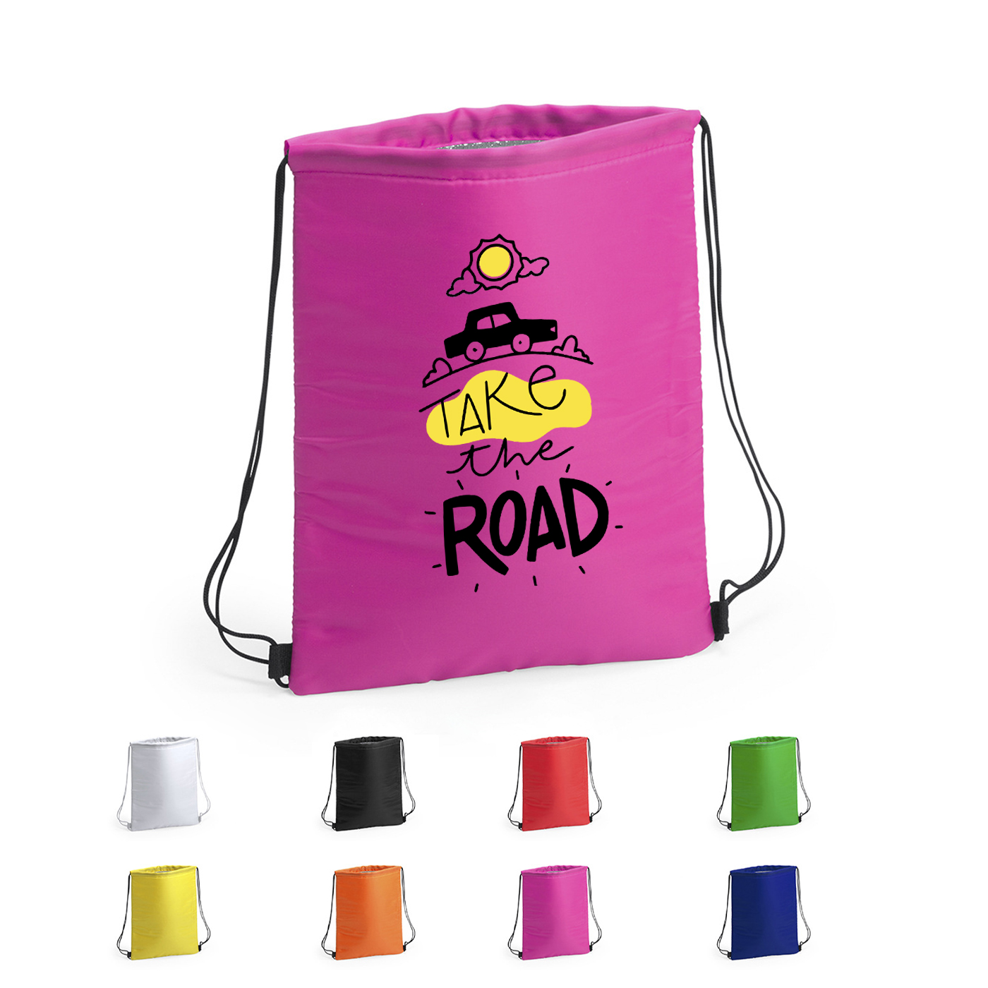 Custom Insulated Drawstring Cooler Bag