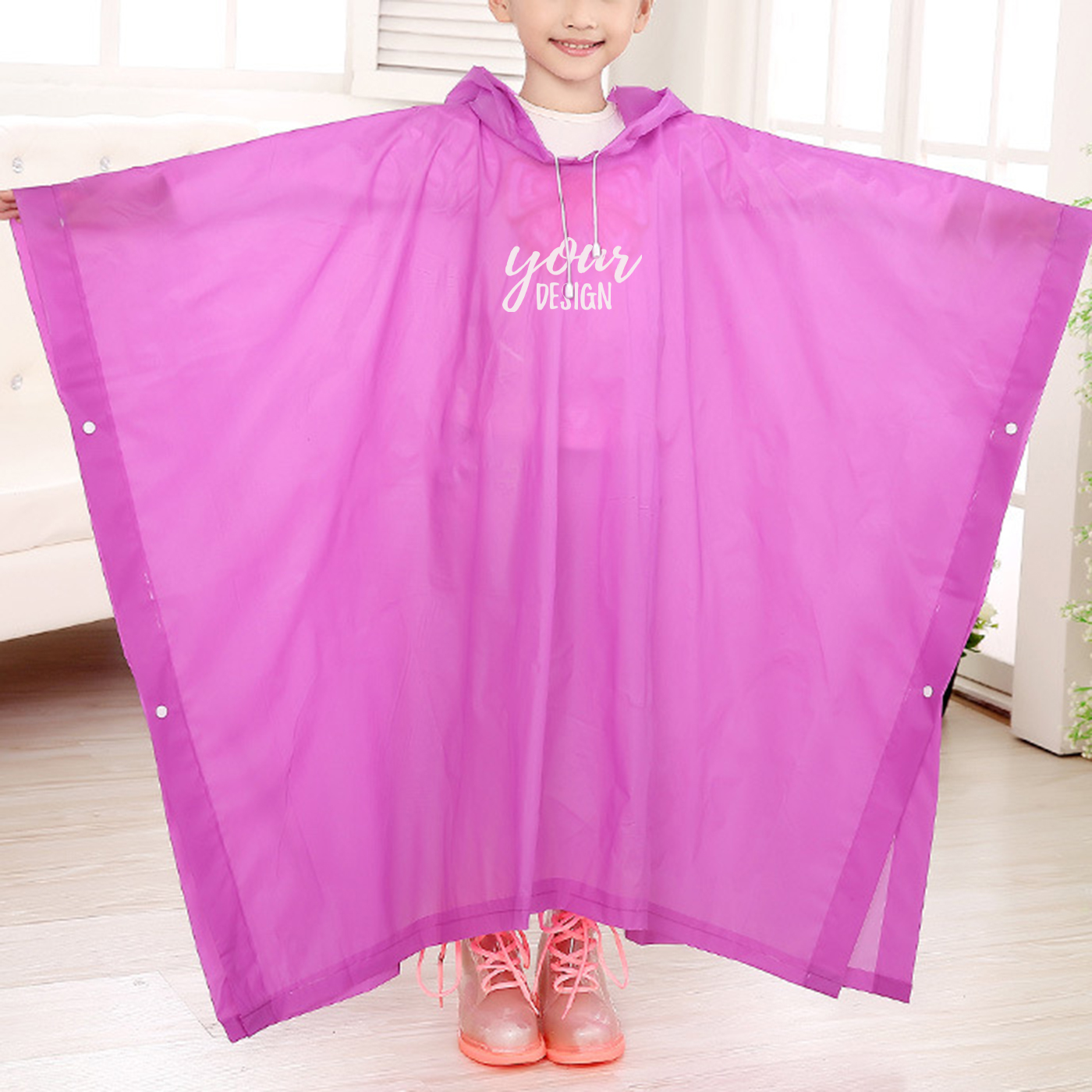 Child EVA Rain Poncho 