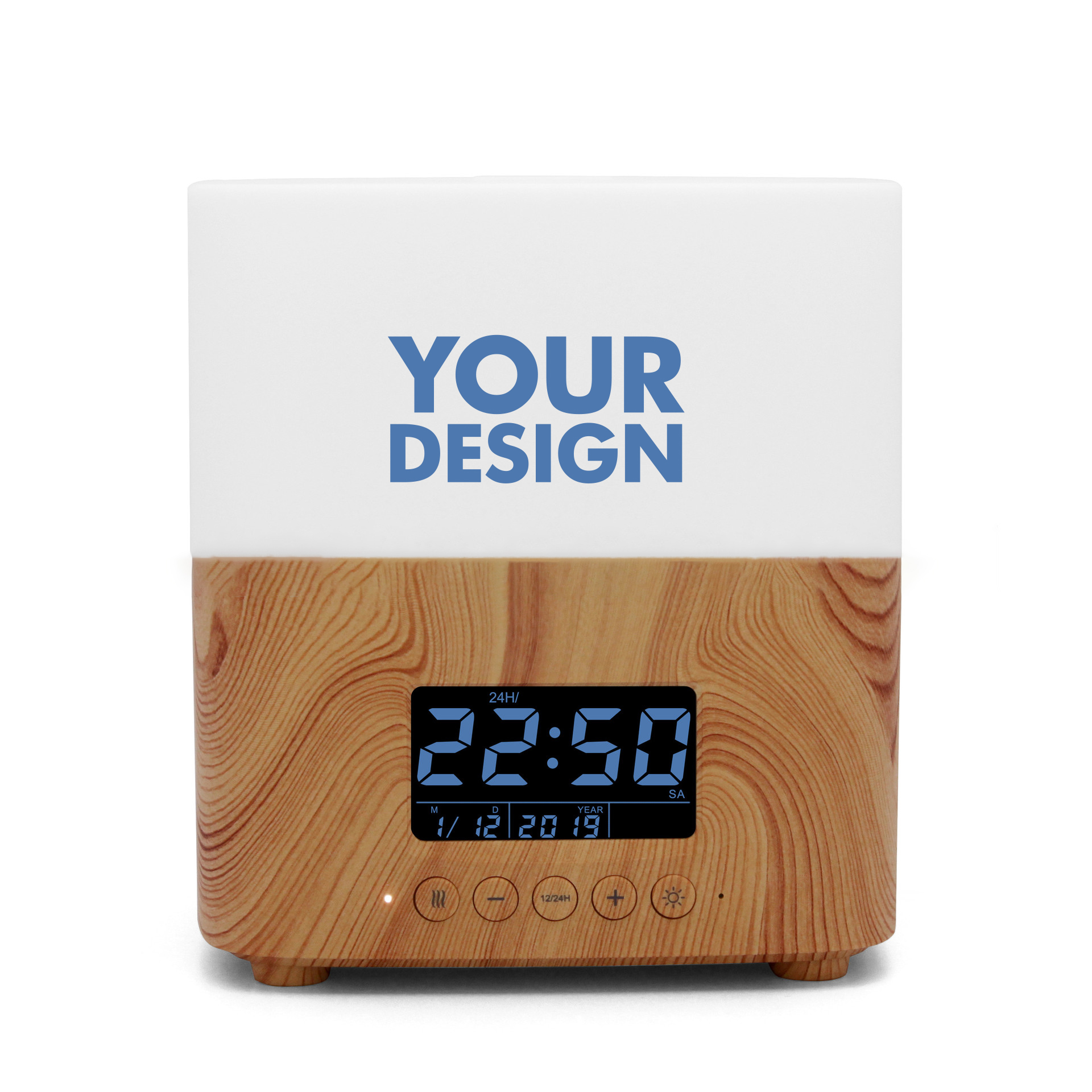 Custom Alarm Clock Essential Oil Diffuser