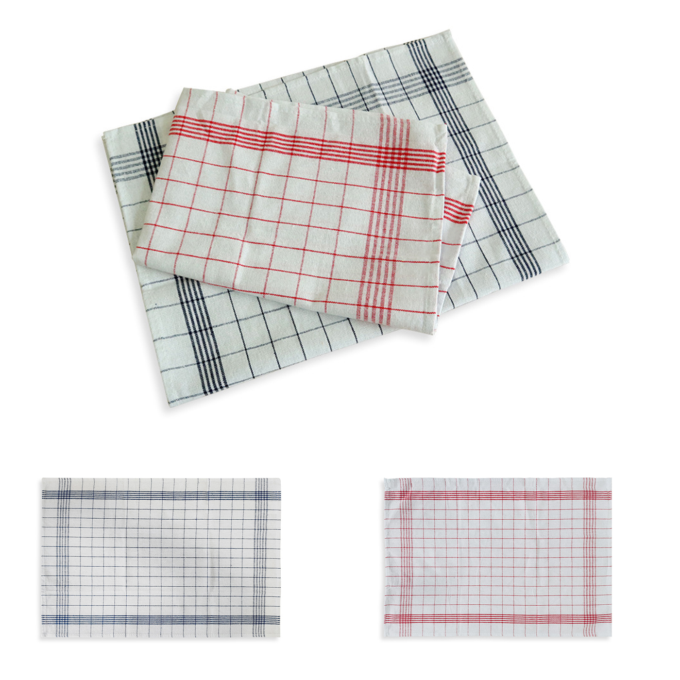 Plaid Kitchen Dishtowel 