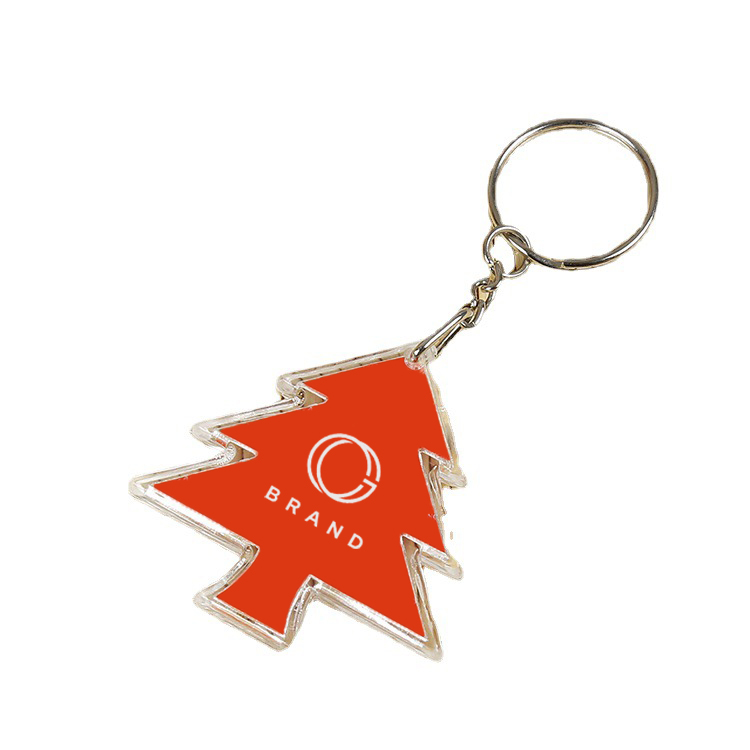 Personalized Acrylic Christmas Tree Keychain