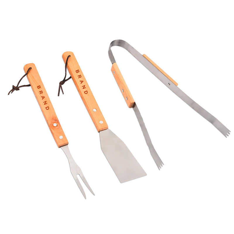 Stainless Steel 3 Piece BBQ Tool Set