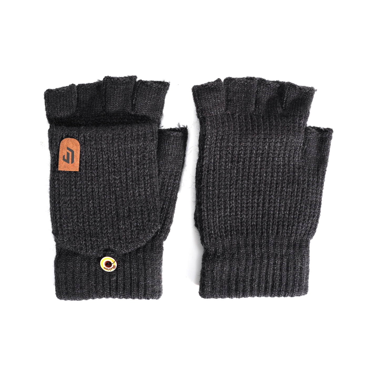 Winter Half Fnger Flip Gloves