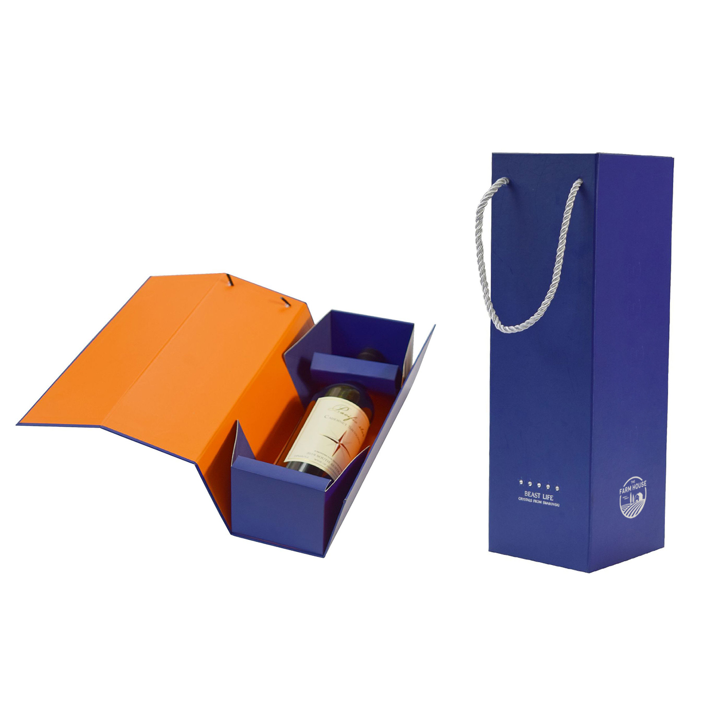 Printed Logo Wine Gift Box