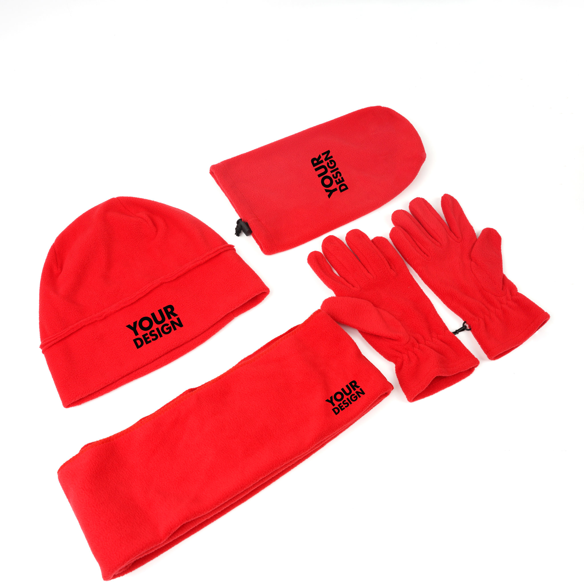 Women Winter Beanie Scarf Gloves Set