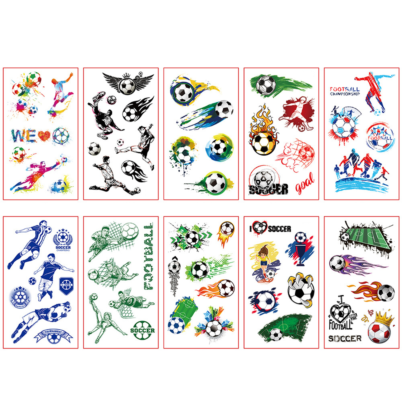 Soccer Tattoo Sticker