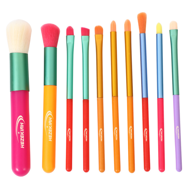 10Pcs Cosmetic Makeup Brushes Set 