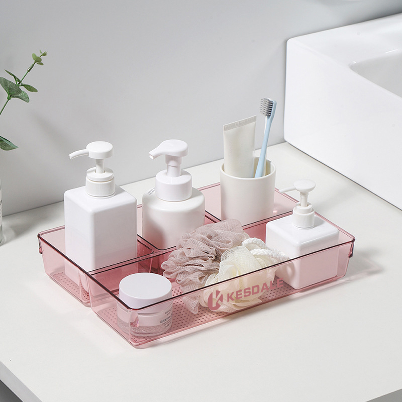 Plastic Bathroom Vanity Tray