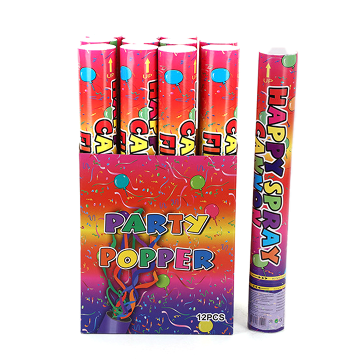 Multicolor Party Poppers